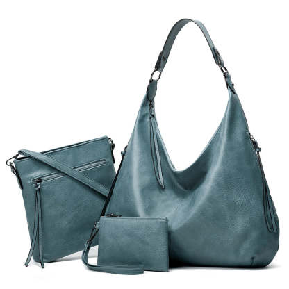 2021 New Women's Three-in-one Leather Bag mySite